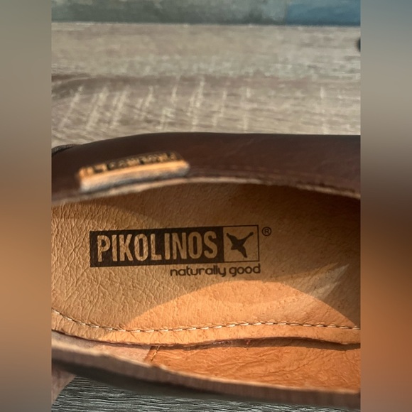 PIKOLINOS Dark Brown Leather Clogs Size 8.5 - Picture 11 of 13